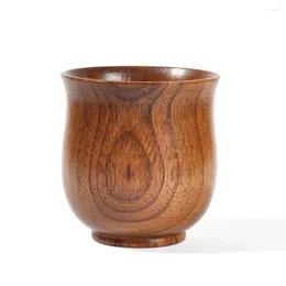 머그잔 자연 나무 스타일 차 커피 커피 머그잔 친환경에 친숙한 오리지널 Zizyphus Jujube Wood Drinkware el 레스토랑 서빙 컵