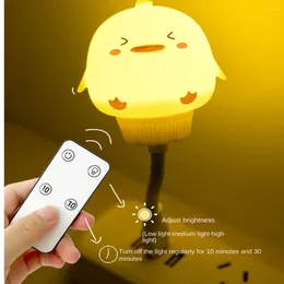 Night Lights LDHLM LED Chlidren USB Light Cute Cartoon Lamp Bear Remote Control For Baby Kid Bedroom Decor Gift Christmas