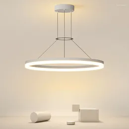 샹들리에 링 램프 현대 천장 램프 거실 장식을위한 현대 천장 램프 라이트 픽스팅 식탁 조명 펜던트 조명 홈