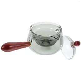 أدوات المائدة أدوات إبريق الشاي مع مقبض جانبي Gongfu الصينية التقليدية الفضفاضة الموزع المتناوب غلايات 5 درجة 3 درجات
