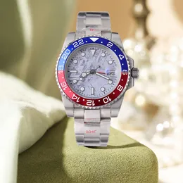 Watch Mens 시계 디자이너 시계 남성용 자동 기계적 시계 클래식 시계 빈티지 풀 스테인레스 스틸 스트랩 골드 시계 슈퍼 빛나는 손목 시계 Montre