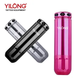 Yilong Professional Rechargeable Tattoo Pen Machine Battery 2000MAH強力なブラシレスモーターガンメイク240202
