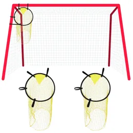 2 Stück Fußballnetz Fußballtortasche Indoor-Übungstrainingsausrüstung Top Bins Ziele Kind 240127