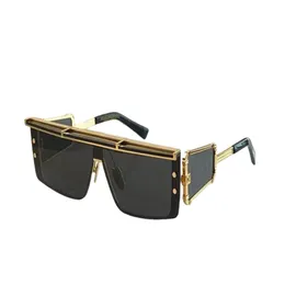 Sonnenbrille für Damen, Designer-Sonnenbrille für Herren, BPS-127D, quadratischer Rahmen, exquisite Verarbeitung, großzügiger und beliebter Stil, High-End-UV400-Schutzbrille für den Außenbereich