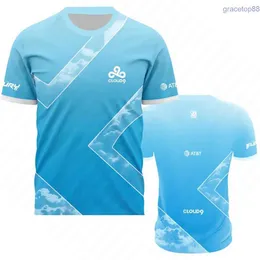 5sqw T-shirt da uomo Stratus Cloud T-shirt da uomo Camicia a maniche corte Esports Team Stampa 3D Comoda e casual Uniforme personalizzata nominata dai fan