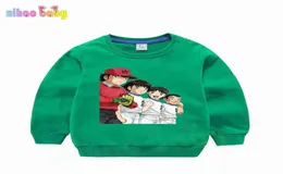 Neueste Kinder Sweatshirt Captain Tsubasa Print Kinder Baby Jungen Baumwolle T-shirt Jungen Winter Hoodies Sweatshirts Tops T 213yrs G09605979903