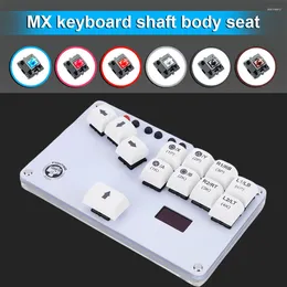 Game Controllers FightingBox Mini HitBox SOCD Fighting Stick Controller WASD Mixbox Mechanical Gamepad Keyboard For