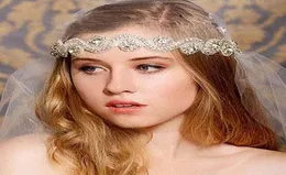 Nuovo economico romantico corona da sposa diademi gioielli da sposa accessori per capelli boemia eleganti copricapo fascia per capelli frontale fasce per6341622