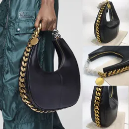 10A Stella Mccartney bag Frayme Flap Shoulder Bag Medium Vegan Crossbody Zipped Leather Handbags Women Black Bucket Bag Luxury Designer Multi Color Chain Wallet