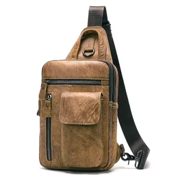 Designer Bag Men Chest Bag Luxury Fanny Pack Cross Body Bag Famous Sports And Travel Purse Shoulder Bags Genuine Leather Vintage Handbag Brand Large Capacity Wallet