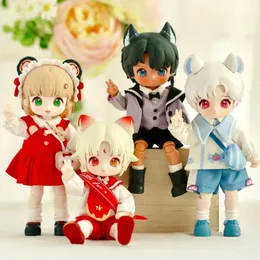 Nagi Bjd Blind Box Exchange Student Serie Anime Action Figure Überraschung Mystery Guess Bag Kawaii Modell Kinder Nettes Spielzeug Geschenk 240119