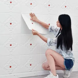Wall Stickers Wallpaper 3d Bedroom Decorative Foam Brick Waterproof And Moisture-proof
