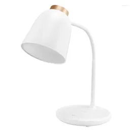 Table Lamps LED Desk Lamp With Wireless Charger 3 Lighting Modes Contact Control Memory Function For Home Office Reading Promoti