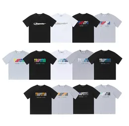 Trapstar Erkekler Yaz T-Shirts Tasarımcı Lüks Moda Pamuk Günlük Kısa Kollu Lüks Hip Hop Street Spor Tees