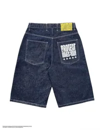 Harajuku Hip Hop Oversized Baggy Thrills Denim Shorts For