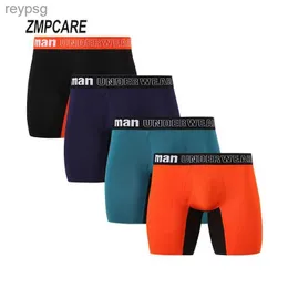 Underpants Mens Boxer Shorts Mid Waist Bamboo Fiber Boxers Plus Size 5XL 6XL 7XL Open Crotch Long Cotton Men Underwear YQ240214