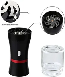 Elektriska örtslipmaskiner Set LTQ Vapor Elektrisk ört Slip Tobak Dry Herb med USB Crusher Smasher Charge Smoking Set Bong5518581