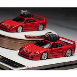 PGM 1 64 F40クリスマススノースペシャルエディションダイキャストモデルカー240131