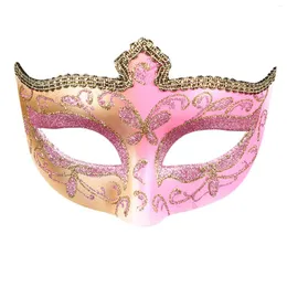 Fontes de festa máscaras de máscaras masculinas vintage retro veneziano xadrez musical mardi gras máscara vestidos de baile cosplay unisex