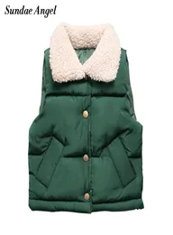 Sundae Angel Addensare Gilet Inverno Ragazzo Teddy Collare di velluto Caldo Ragazze Gilet Bambini Solid Gilet Fille Bambini Gilet Vestiti LJ20084962090