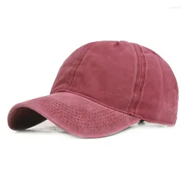 Ball Caps Parent Kids Sun Hats For Boy Girl Spring Summer Baby 2024 Vintage Washed Cotton Baseball Cap