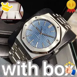 Orologi Mens Watch 15400 15500 Designer Relógios de Alta Qualidade Audemar Dial 41Mm Movimento Automático Relógios Aço Inoxidável Safira À Prova D 'Água 2023 15407St es s