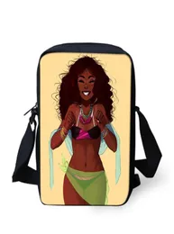 WhoSepet Black Afro Girls يطبع أكياس المدرسة الأطفال Mini Backpack Boys Girls Cartoon Schoolbag Mini Counter Book Calcs 2019 Y1906998318