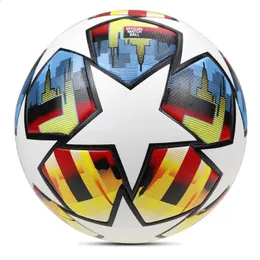 EST Soccer Football Footy Training Ball Size 5 PU 실내 매치 남성 여성용 야외 240131