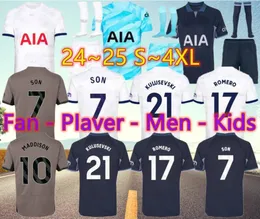 2024 25 Maddison Son Soccer Jerseys Kulusevski Richarlison Kulusevski 2023 2024 Romero eliz van de ven bissouma tottenham футбольный набор