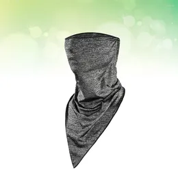 Шариковые кепки, 1 шт., шелковая солнцезащитная маска для верховой езды, треугольная повязка, дышащая затеняющая маска для лица, летняя связка для