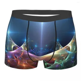 Cuecas homem abstrato coolful acessórios de computador boxer shorts calcinha respirável roupa interior masculina novidade plus size