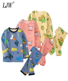 Bambini039s Pigiama Bambini Stampa cartoon Pigiama Set Neonato Pigiama manica lunga Bambino Pijama Infantil Ragazze Abbigliamento da notte250A9028152