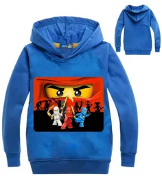 Bluza z kapturem dla dzieci ninjago chłopcy z długim rękawem kurtka bluzy z kapturem obarstwem kostiumy koszule Dzieci 039S Bluza Y4001485