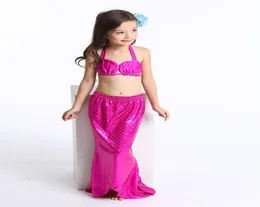 2016 Mermaid Bathing Suit For Children Kids Beach Swimwear Baby Girls Swimming bikini Child Biquini Three Pieces Bikini Sets9203704