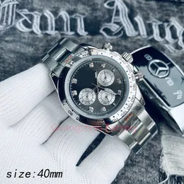 Orologio da uomo DAYTONA 2023 Nuovo orologio di design Meccanico Business Size 40MM Installazione in acciaio inossidabile Cinturino di alta qualità Orologio impermeabile anti-sbiadimento.