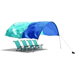 Tendas e abrigos Sombra de praia do mundo O dossel original oferece 150 m².Pés.Conjuntos compactos e fáceis de transportar em 3 minutos