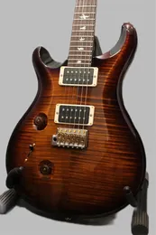 Hot sell good quality prs Electric guitar BRAND NEW 2012 CUSTOM 24 BLACK GOLD 10 TOP - LEFTY- Musical Instruments