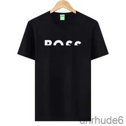 Designer Mens T-shirt luksusowa biżuteria hugo litera swobodny krótki rękaw boss moda luźna okrągła szyja pół mężczyzn ubrania tagv