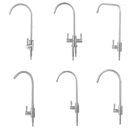 Rubinetti della cucina Rubinetto dell'acqua in acciaio inossidabile 304 cromato 1/4 "3/8" Collegamento rapido ad osmosi inversa per purificatore potabile