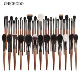 Chichodobrus Multiple Choice Sculpture Tube Brush Natural and Syntetic Hair Makeup Brush and Eye Makeup Tools Makeup Pen 240127