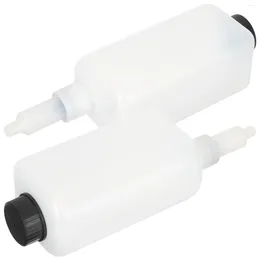 Dispenser di sapone liquido 2 set di teste per balsamo per capelli bottiglia per shampoo per lavello parti di ricambio staccabili per pareti del contenitore interno