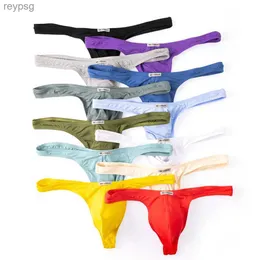 Cuecas calcinha nova marca chegada pessoa corajosa homens sexy roupa interior g-strings bikini tangas yq240215