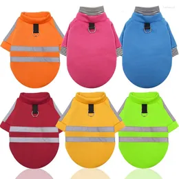 Dog Apparel Clothes For Small Dogs Cat Reflective With Collar Winter Warm Pet Coat Jacket Night Safety