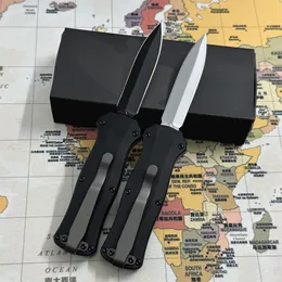 2Models bearbetade Mini 3350 Infidel Automatic Knives S30V Steel EDC Pocket BM42 Taktisk växelöverlevnad Kniv med mantel 3310 3300 3320 3400 3350BK