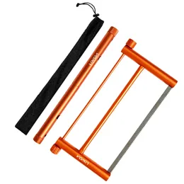 Lixada Klappbare Holzsäge, Aluminiumlegierung, handtragbar, Mini-Gartensäge, Holzbearbeitung, Outdoor-Survival-Werkzeuge mit Tasche 240126