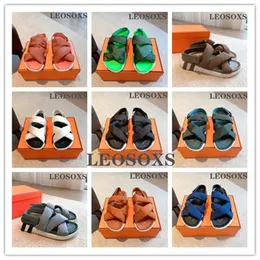 Leosoxs est yaz olgun çocuk süet arka kayış kadın sandaletler gladyatör sandalet açık ayak yüksek topuk sandalet botas muje 15 240130