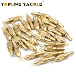 Topline Tackle 30pcs 플로트 구리 펜던트 Bobber 낚시 부유물 액세서리 240119