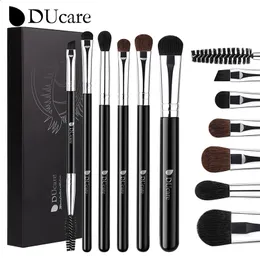 DUcare Eyeshadow Makeup Brush 6-7Pcs Makeup Tools Powder Foundation Eyeshadow Eyebrow Synthetic Hair Women Makeup Brush Set 240127