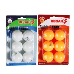 6PCS Zaawansowane piłki do tenisa stołowego trening na świeżym powietrzu Pingpong Ball Recreation Ball Gift 240122