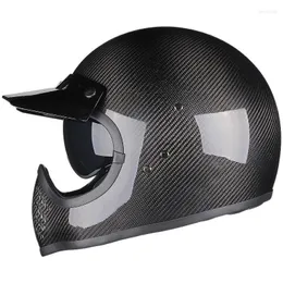 Motorcykelhjälmar Racing Carbonfiber Hjälm Ghost Knight Hat Off Road Downhill Mountain Men Women For Adult Motobiker